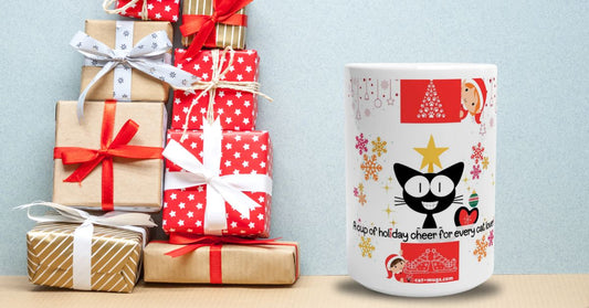 christmas cat mug gift ideas