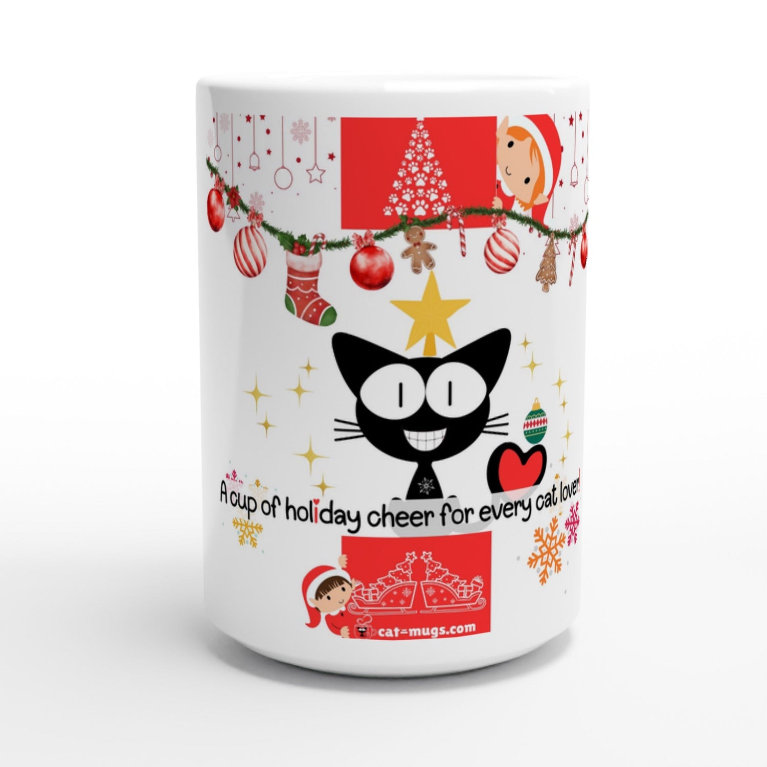 Christmas Cat Mug